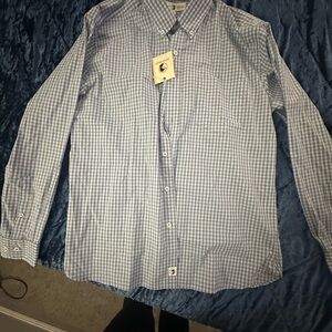 Duck Head Light Blue Gingham Shirt